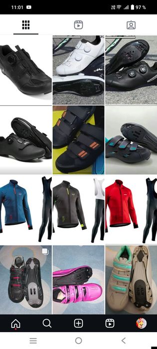 Велотуфли контактные