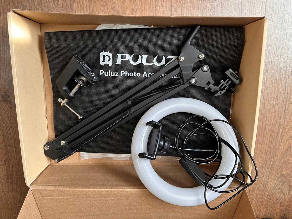 Vand Ringlight cu fixare pe birou - Puluz