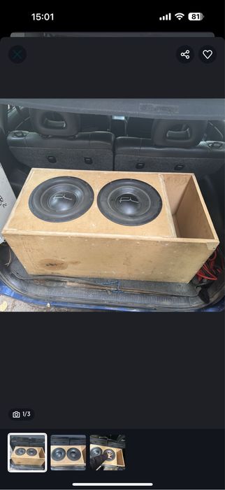 Subwoofer custom Fi  2x 1500w rms