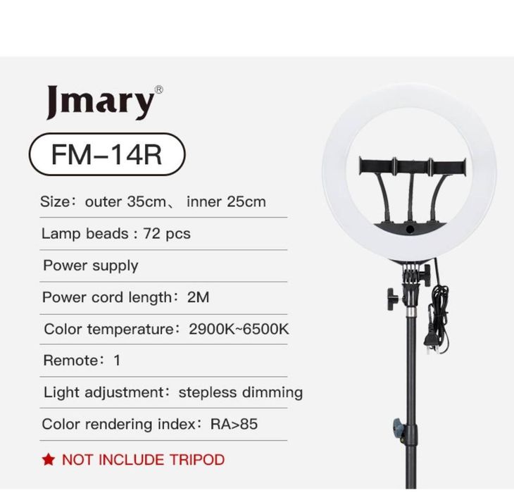 Orginal Jmary Ring Light Lampalari va Tripodlaryam kelgan  (Optom)