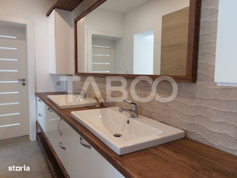 Casa de inchiriat cu 5 camere si 780 mp gradina langa padure in Sibiu