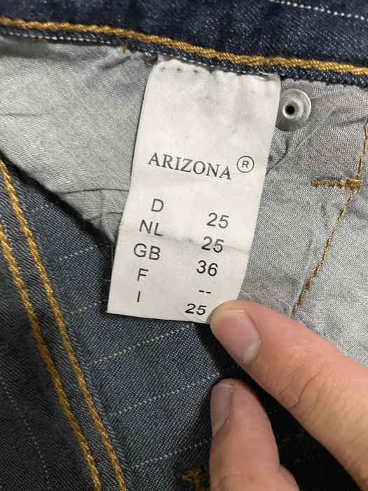джинсы Arizona в полоску