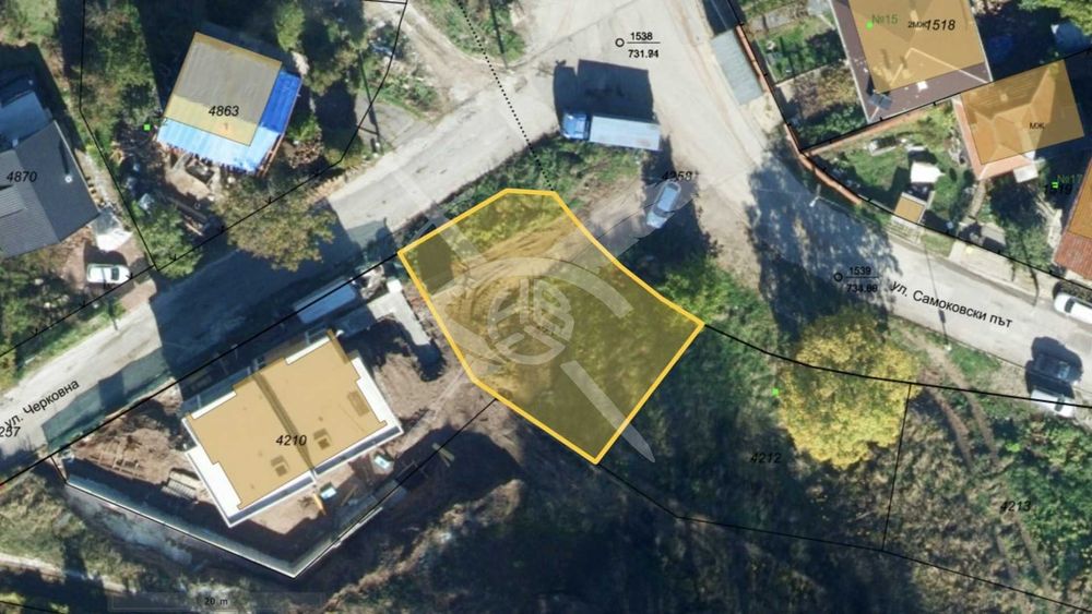 Парцел в село Лозен № 99689