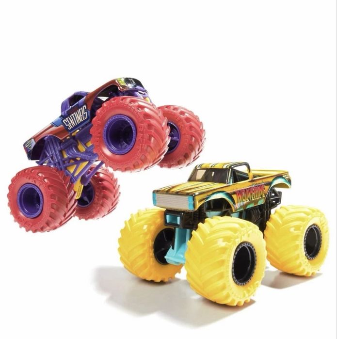 Monster Jam Marvel The Sentinels vs Wolverine 1:64