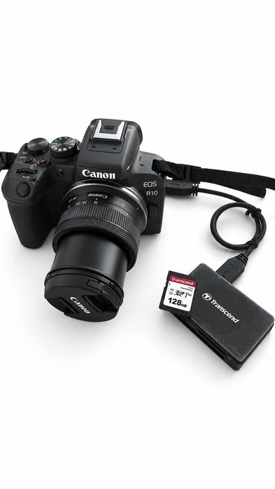 Canon eos r10 + объектив и карта