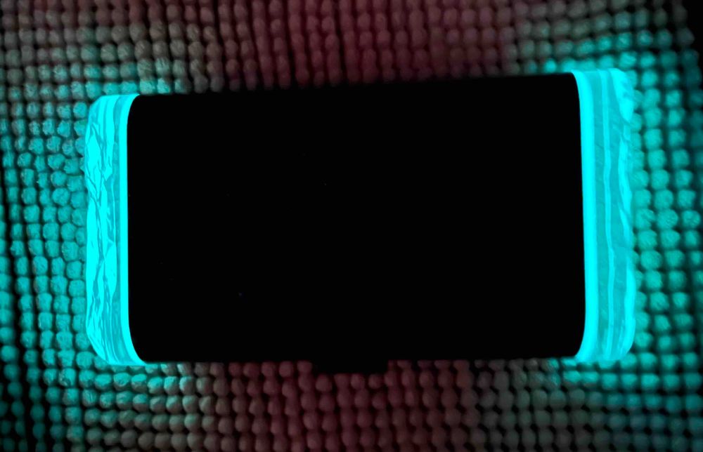 Clutch Edie Parker Lara Acrilic Fosfor Verde Ice Ends Glow in Dark