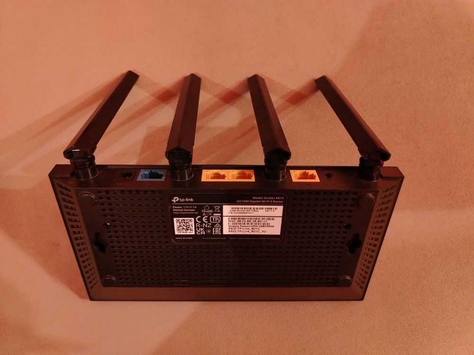 Гигабитов рутер TP-Link Archer AX17 AX1500 Wi-Fi 6