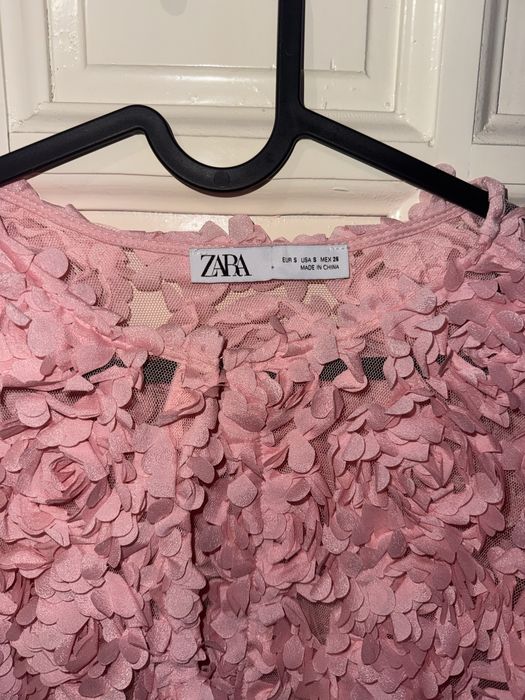 Дълго болеро с цветя Zara