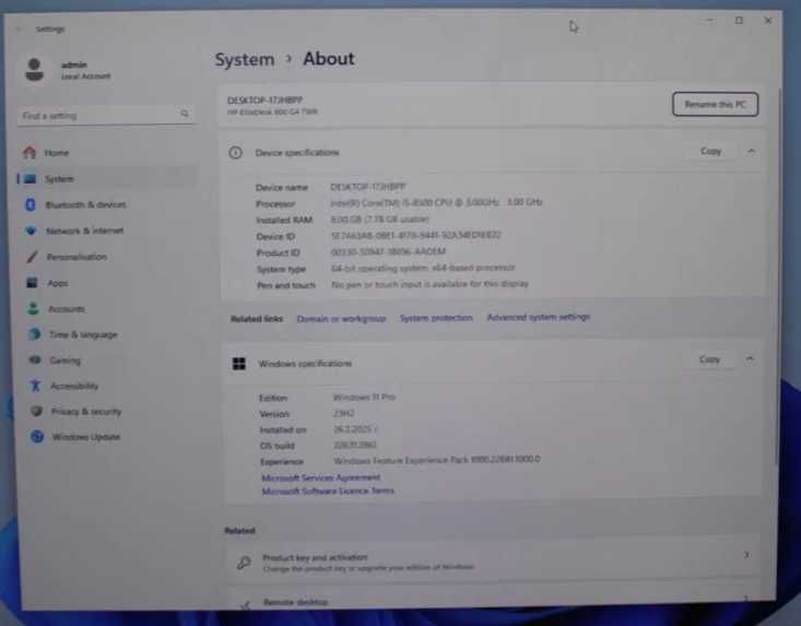 HP EliteDesk 800 G4 TWR 1060 6GB