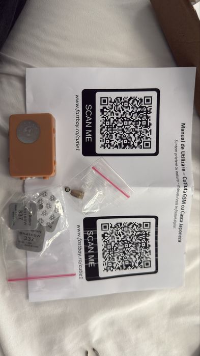 Casca de copiat ! Cutiuta gsm cu microcasca japoneza si baterie extinsa !