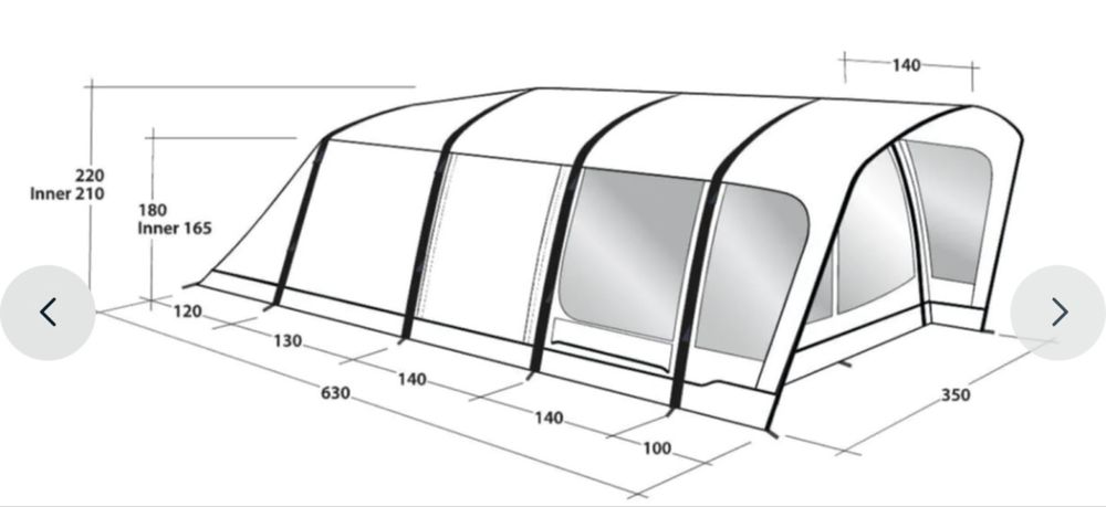 Палатка-Outwell Hayward Lake 2022