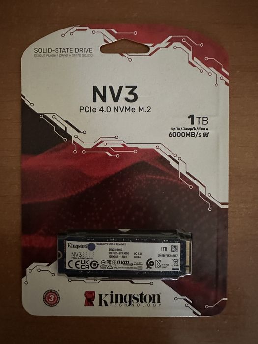 SSD 1TB kingston  NV3