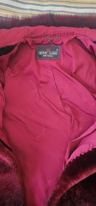 Шуба мутон / цигейка, размер 44-46