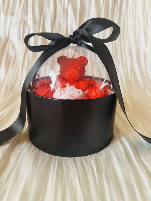 Луксозни букети и подаръци от 100% соев восък