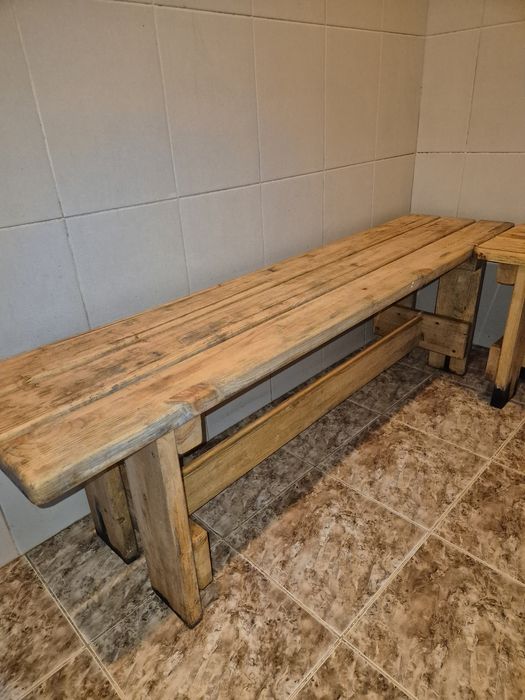 Деревянные скамейки для бани