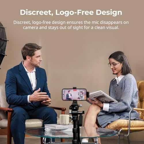 Нов Безжичен микрофон SMALLRIG S70-C2 USB-C 300м шумопотискане iPhone Android 48h кейс