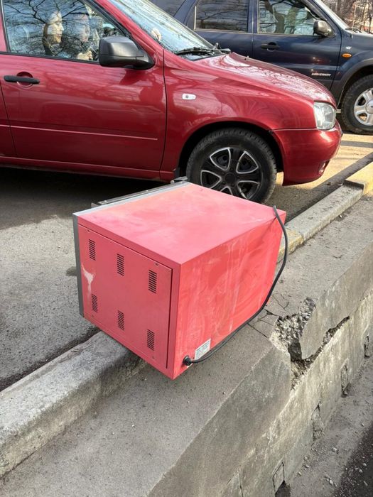 Пицца печка работет