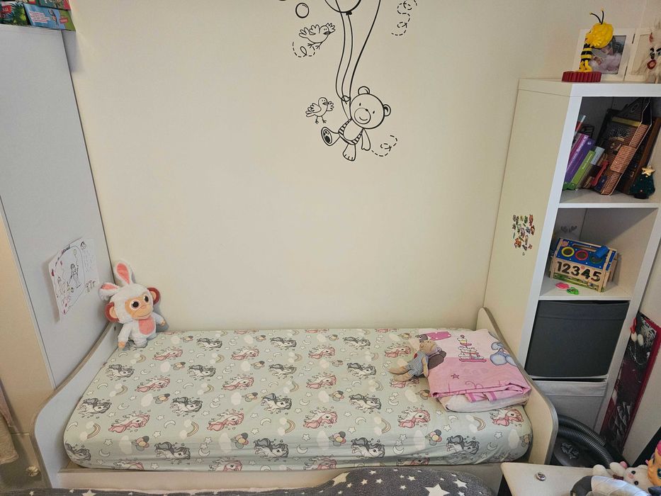 Трансформиращо се легло-люлка COMBO БЯЛО/Арт Lorelli