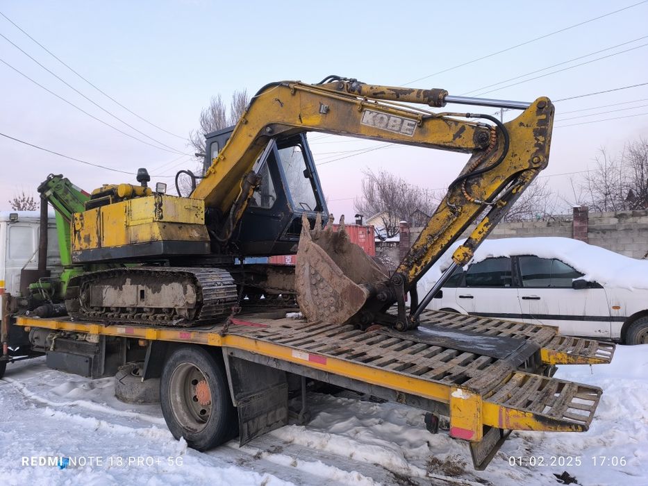 Услуги мини  экскаватора 7.5 тон