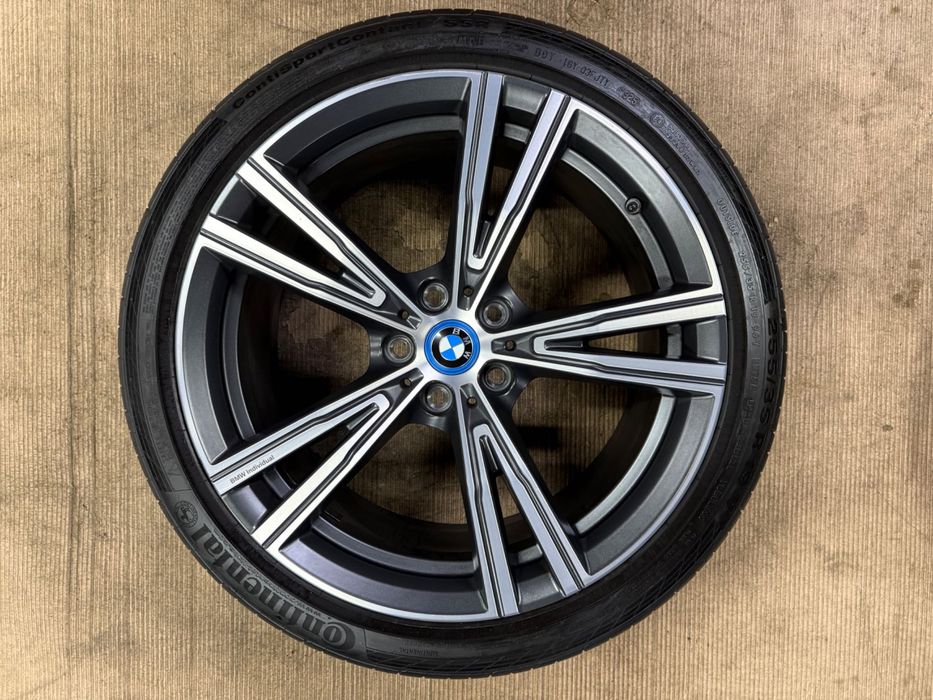 Jante ORIGINALE BMW Seria 3, 4 (G20, G22) R19 M793i Anvelope vata Continental