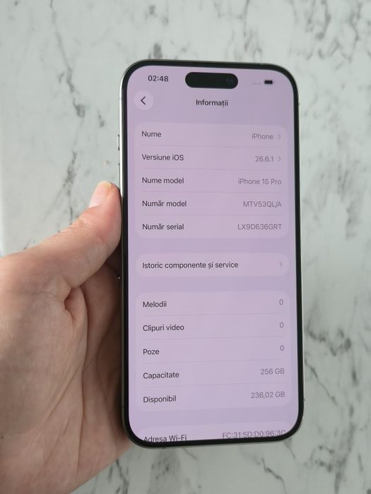 Vand/Schimb iPhone 15 Pro 256gb