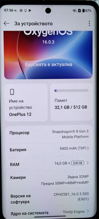 OnePlus 12 16/512 използван
