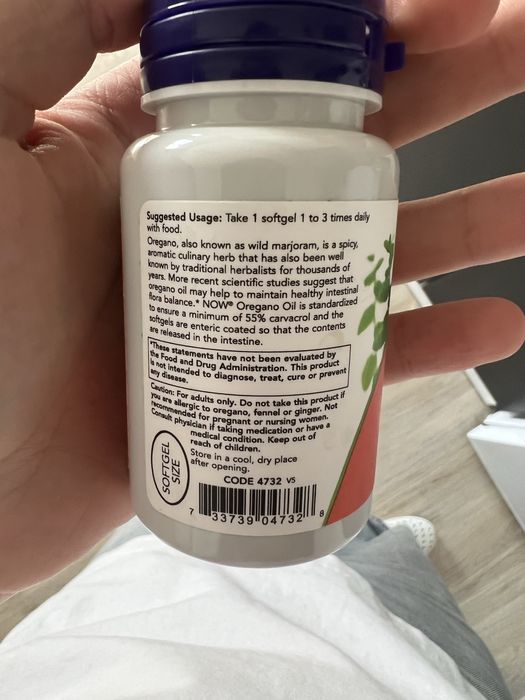 Supliment Ulei de oregano 90cp NOW