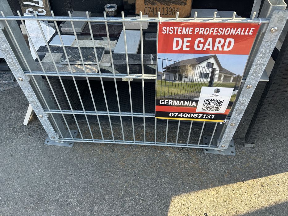 Gard Panou 2D 8/6/8 Germania Plasa de gard Stalpi nu bordurat