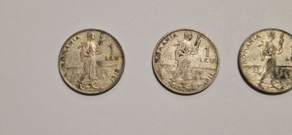 11 Monede argint Romania