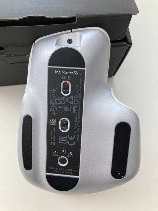 Беспроводная bluetooth мышь Logitech MX Master 3S, Light Grey