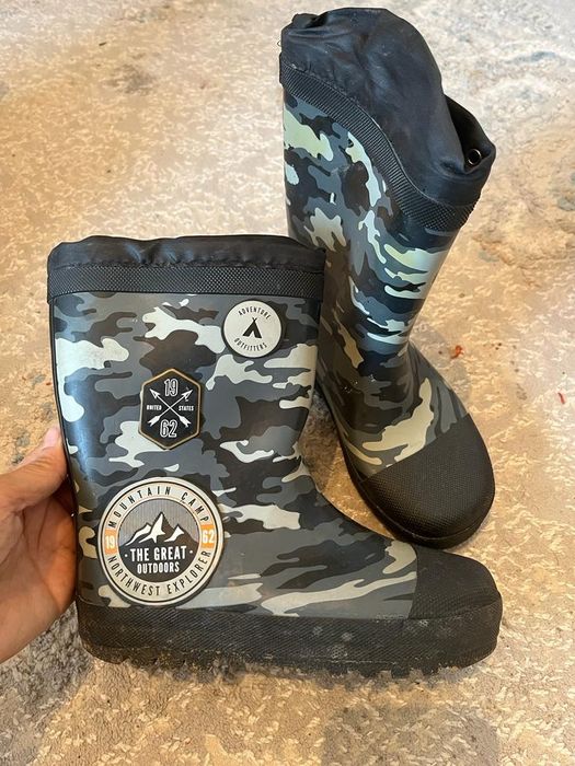 Ботинки детские резиновые