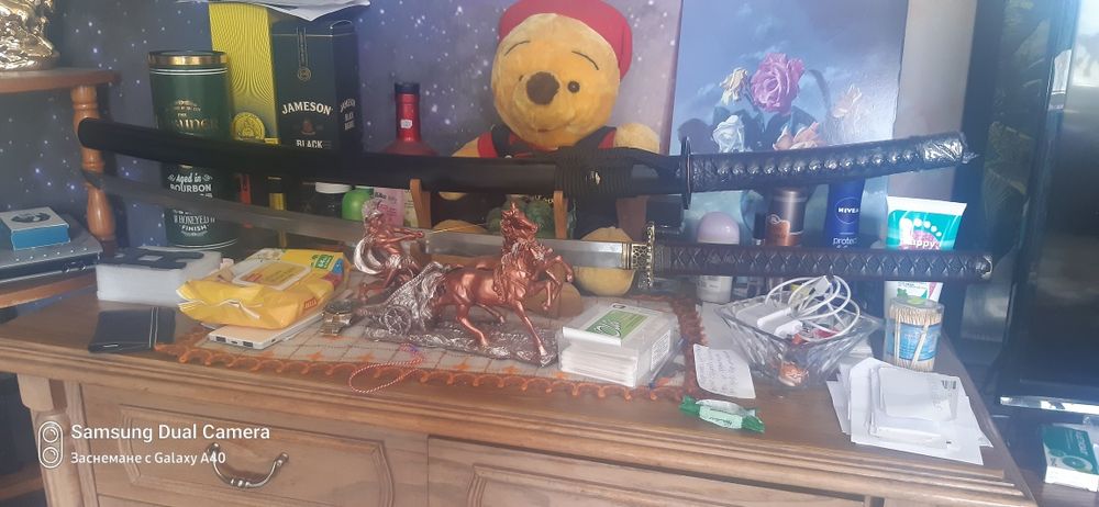 Katana 1095 стомана Rurouni Kenshin,истински хамон