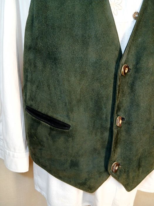 Vesta bavareza Nr 56 vesta Tracht barbati Oktoberfest vanatoare padura