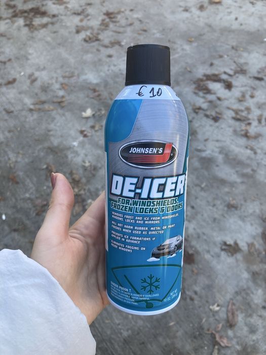 JOHNSEN’S DE-ICER – спрей за размразяване на стъкла и ключалки