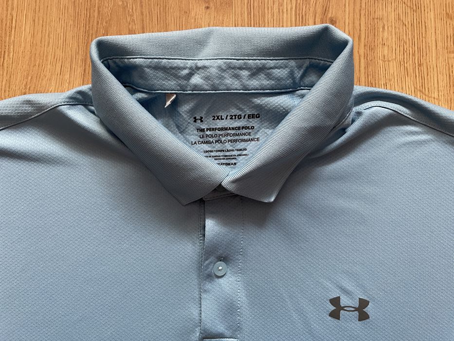 Under Armour Blue Polo Tshirt 2XL