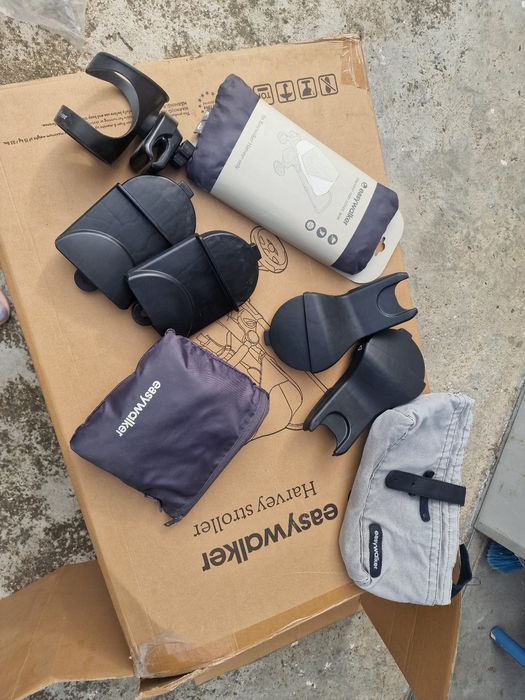 Количка Easywalker Harvey limited all black 2 в 1