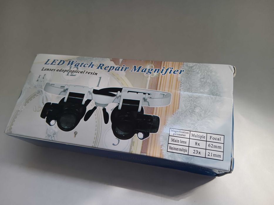 Lupa pentru reparații, lupa si led,reglabili, noi, NOS