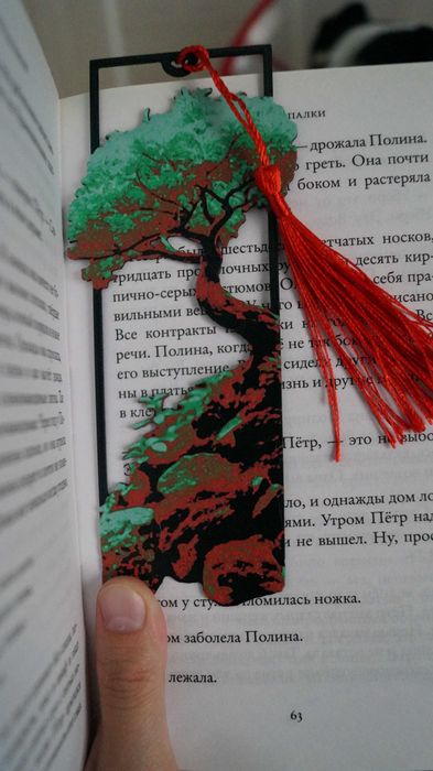 3D закладка для книг
