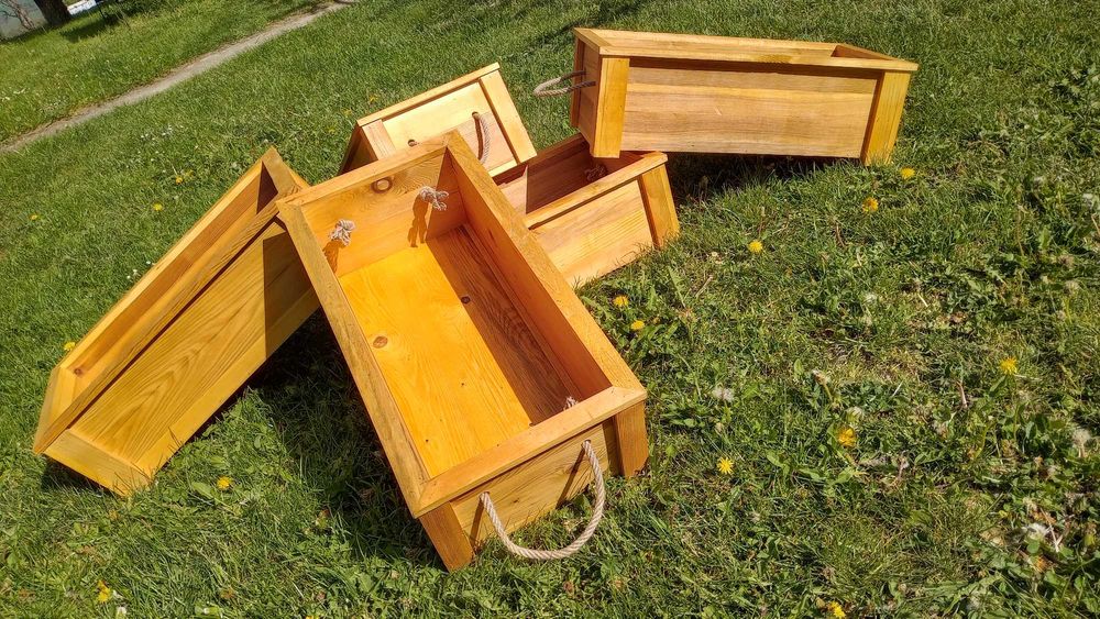 кашпи дървени кашпи