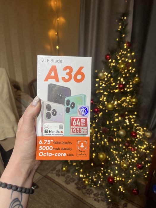 ZTE A36 новый телефон, не вскрытый