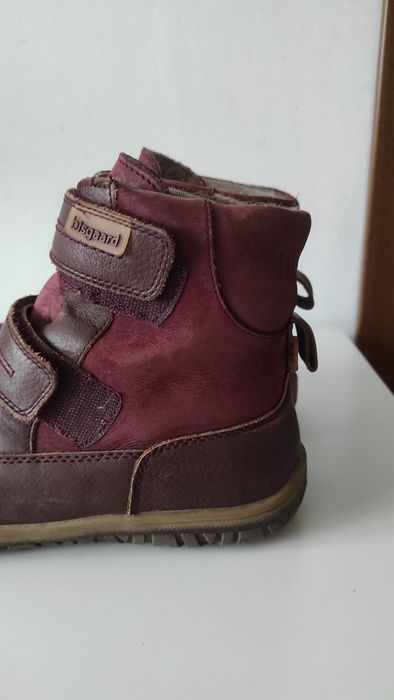 Ghete Bisgaard impermeabile îmblănite - Falke Bordeaux mărime 34