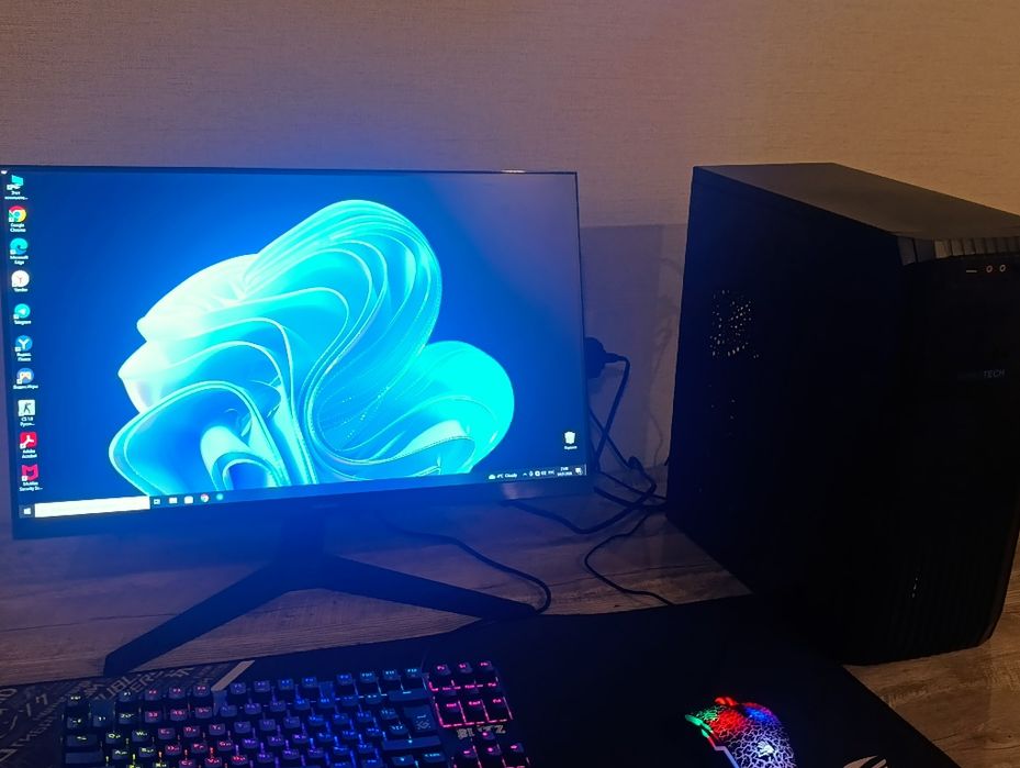 Готовый офисный ПК — SSD 128 ГБ, 8 ГБ ОЗУ, Wi-Fi, Windows 10