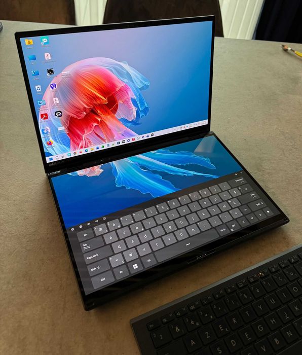 ASUS Zenbook Duo 14 UX8406MA – Ultra 9 – 32GB RAM – Два 3K OLED тъчскрийна – 1TB SSD
