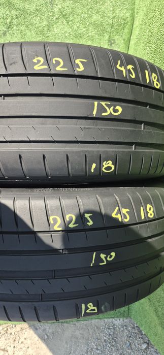 Anvelope 2x225 45  18 Michelin dot 19 mm 5.2