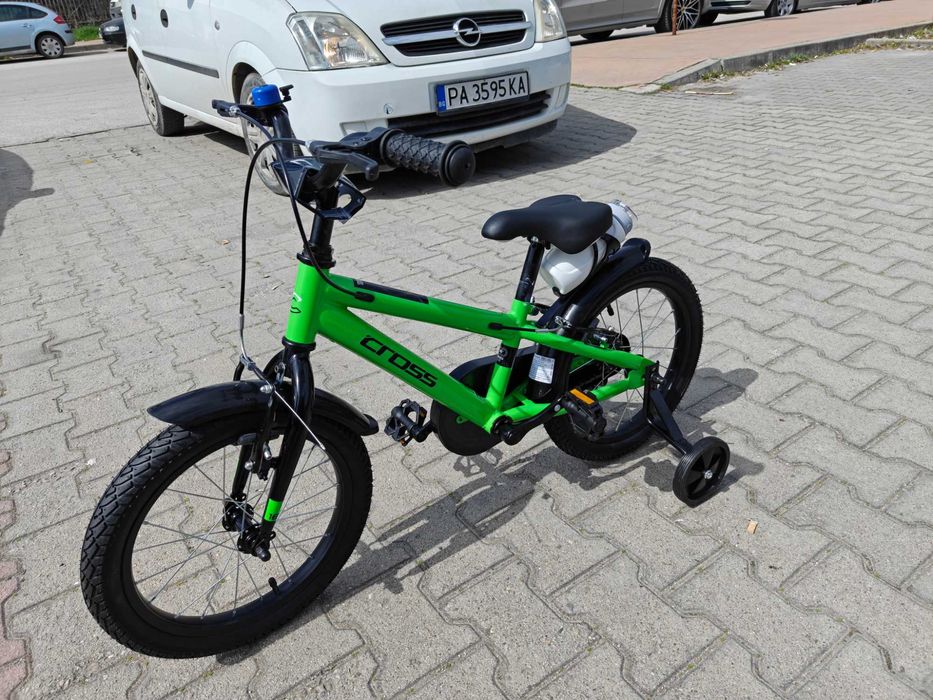 CROSS Велосипед 16" PATROL зелен