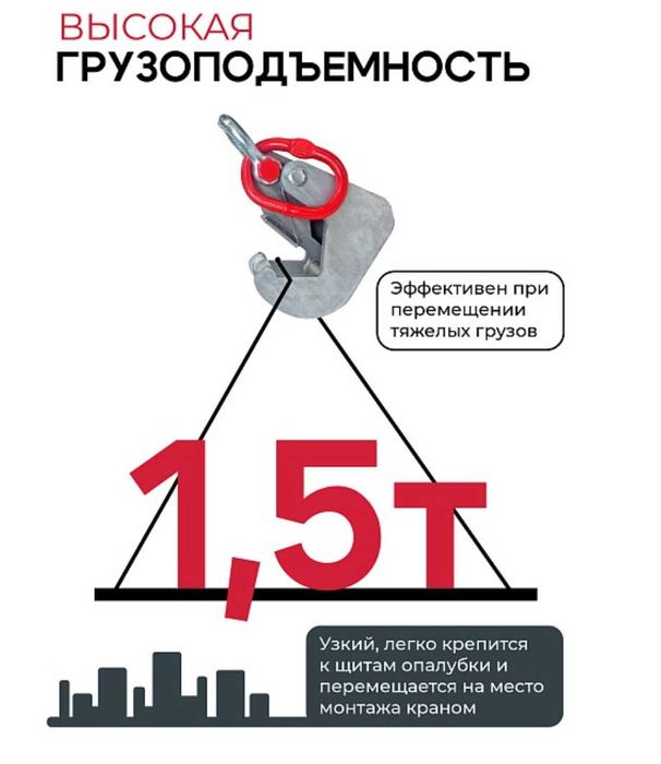 Захват монтажный для опалубки