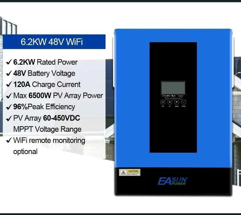 Easun 6.2 kw invertor 48v hybrid