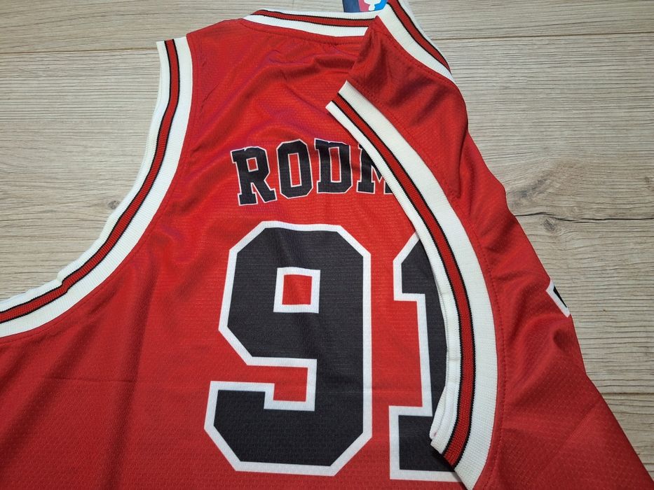Баскетболен потник на Денис Родман #Чикаго Булс #91# Mitchell&Ness!