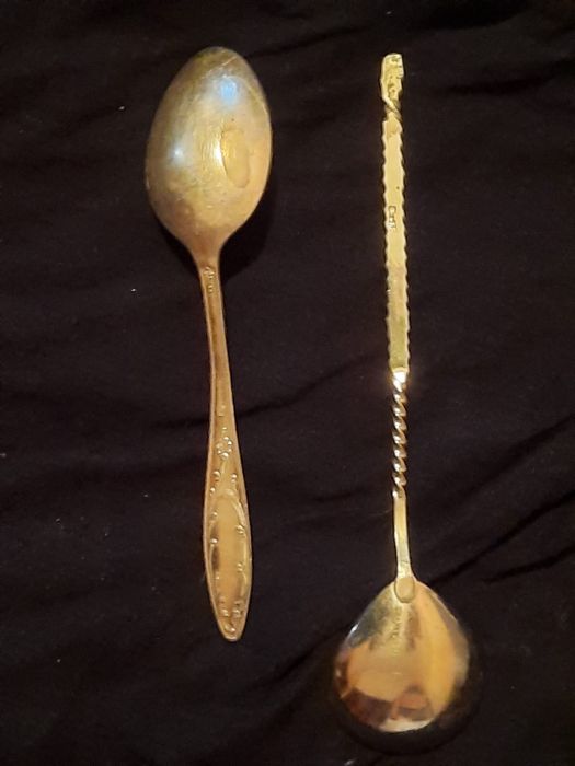 Винтаж мельхиор и нерж ножи столовые