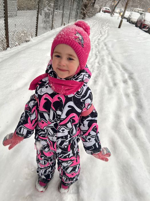 Комбинезон зимний для девочки